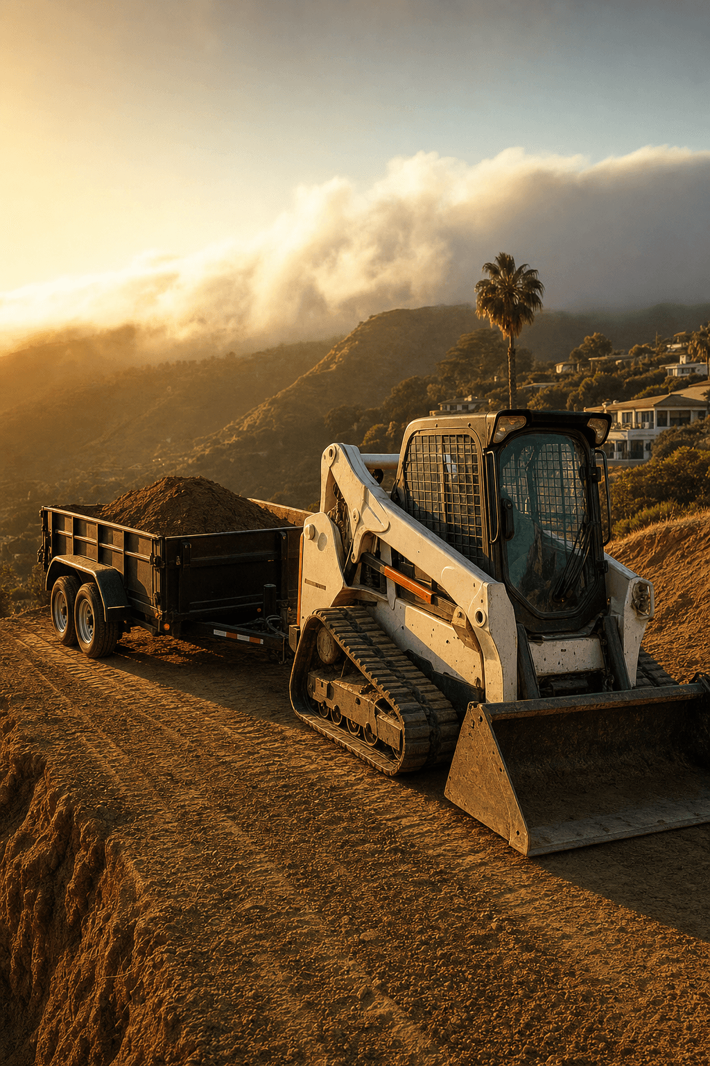 Expert Bobcat Grading in Orange County: Tight Access Solutions for Hillside and Canyon Lots