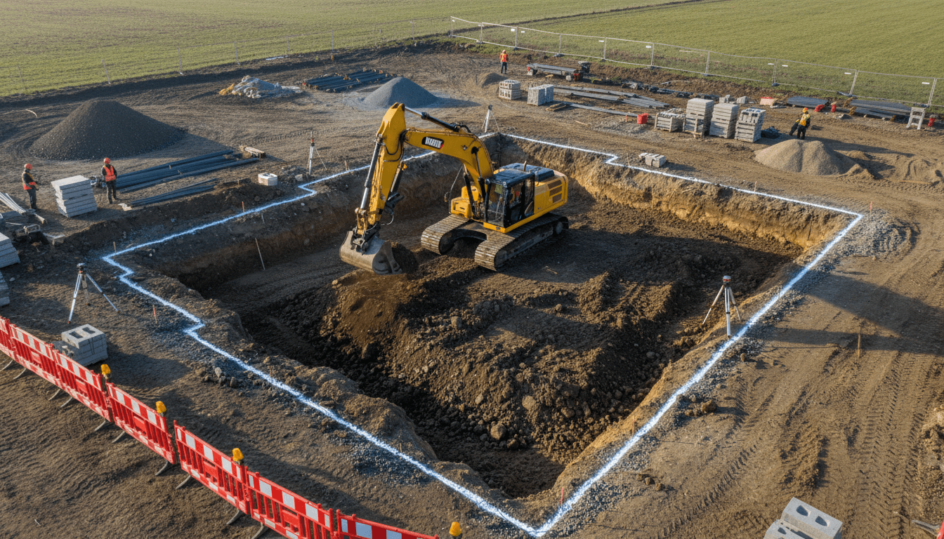 Foundation Excavation in Orange County: A Guide to Building Pad Preparation